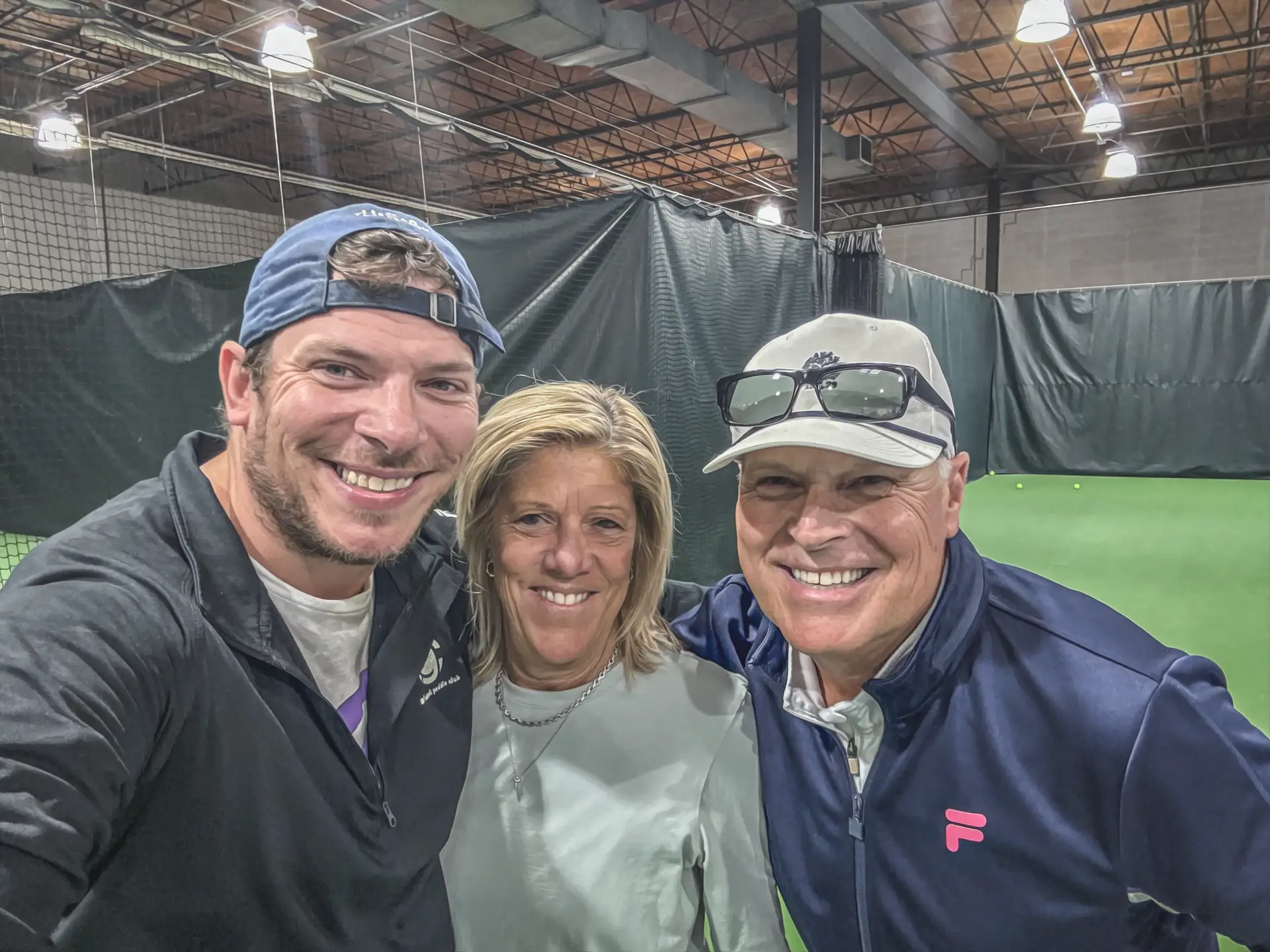 Open play in progress on the indoor courts at Glenbrook Pickle Club